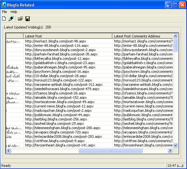 blogfa related